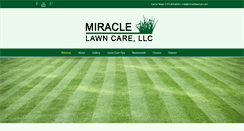 Desktop Screenshot of miraclelawncare.com